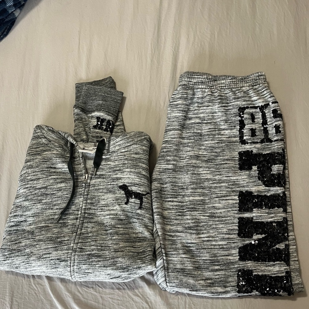 VS PINK bling sweat outfit